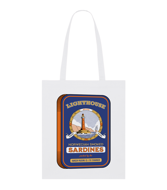 Lighthouse Sardines Tote Bag
